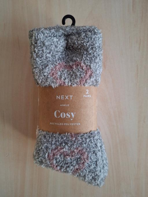 Buy & Sell South East London Middle Park - South East London - Photos for Pink/Grey Cosy Socks 2 Pack