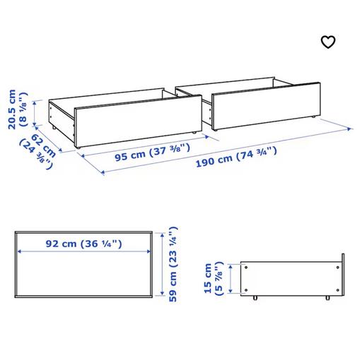 Buy & Sell North West London Golders Green - North West London - Photos for Ikea Under bed storage drawer