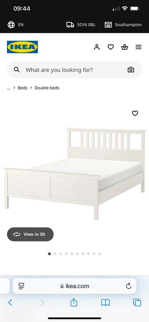 Buy & Sell Hampshire Test Valley - Photos for King size bed frame ikea Hemnes