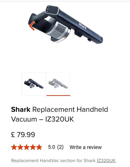 Buy & Sell West Yorkshire Bradford - Photos for Brand New Shark IZ320 Cordless