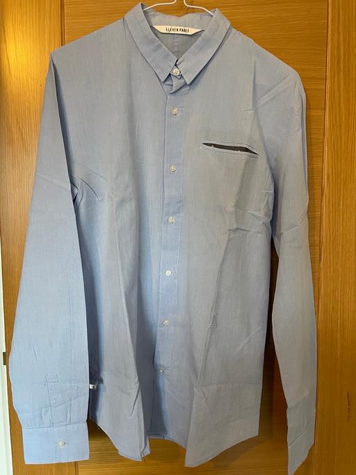 Buy & Sell West Yorkshire Bradford - Photos for Mens Eleven Paris Blue Shirt