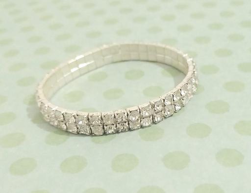 Buy & Sell West Sussex Chichester - Photos for Crystal Rhinestone Silver Bracelet, Sparkly C