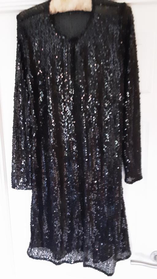 Buy & Sell Worcestershire Bromsgrove - Photos for Black Sequin lightweight Jacket