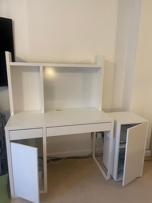 Buy & Sell Essex Brentwood - Photos for IKEA MICKE desk and EKET Cabinet (used)