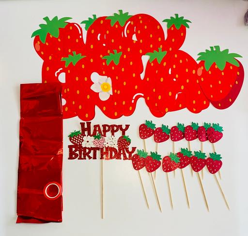 Buy & Sell West Northamptonshire Overstone Park - West Northamptonshire - Photos for Strawberry happy birthday theme