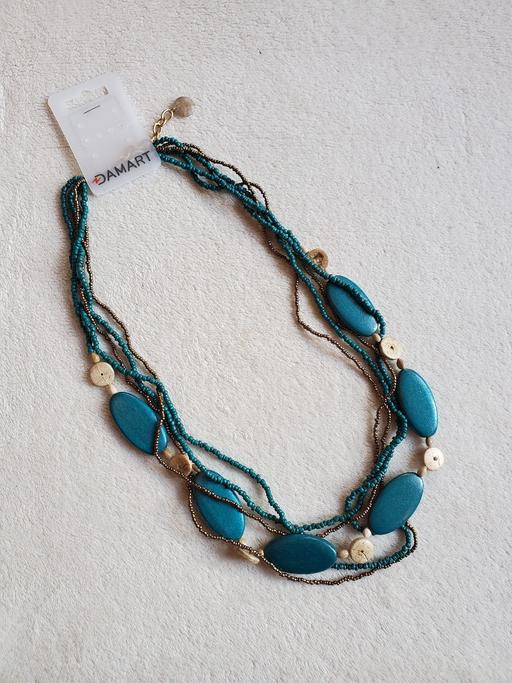 Buy & Sell Kent Dartford - Photos for Damart Multi Strand Turquoise Bead Necklace