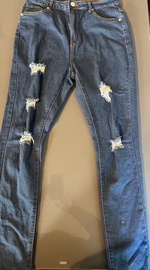 Buy & Sell West Midlands Sandwell - Photos for Ladies boohoo rip high waisted jeans