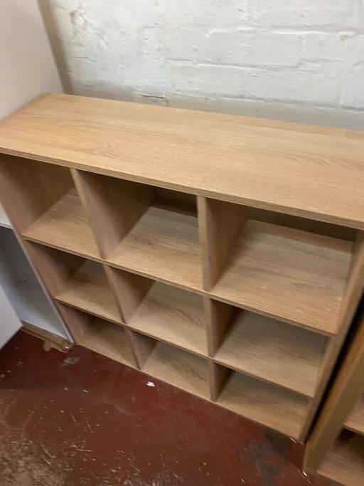 Buy & Sell Warwickshire Warwick - Photos for Squares 9 Cube Storage Unit - Oak