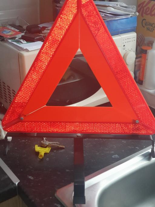 Vehicles West Midlands Dudley - Photos for Fold Up Triangle Reflective Warning AlertSign