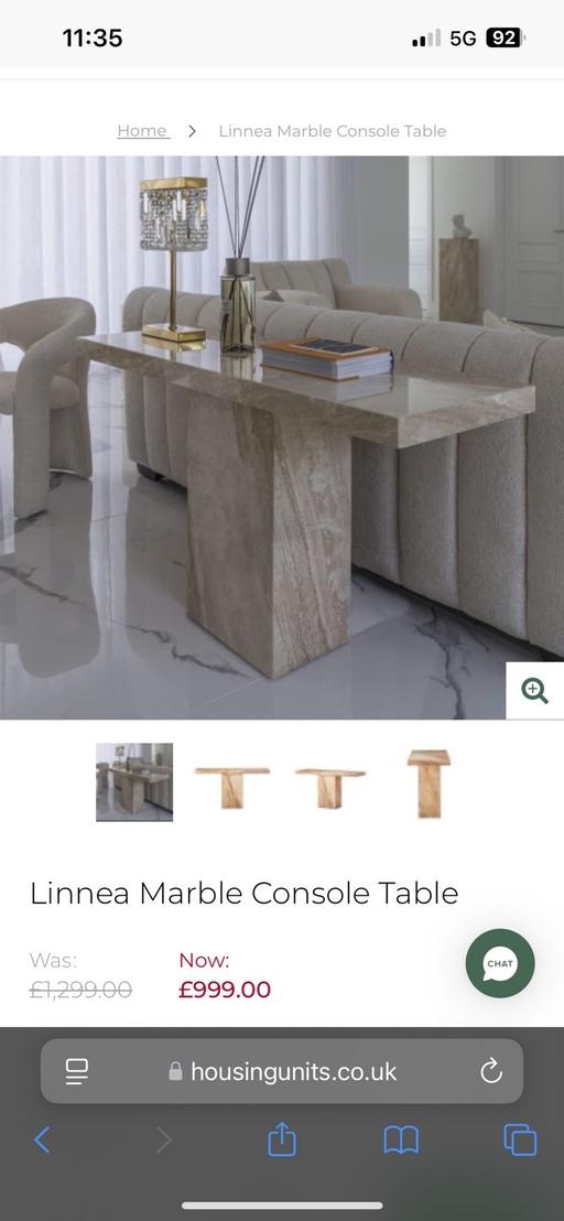 Buy & Sell West Midlands Birmingham - Photos for Linnea marble console