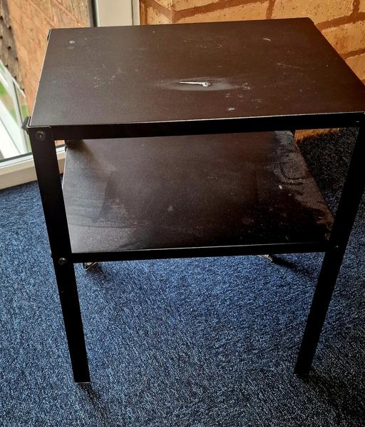 Buy & Sell Central London Waterloo - Central London - Photos for Small, black, metal two-tier table