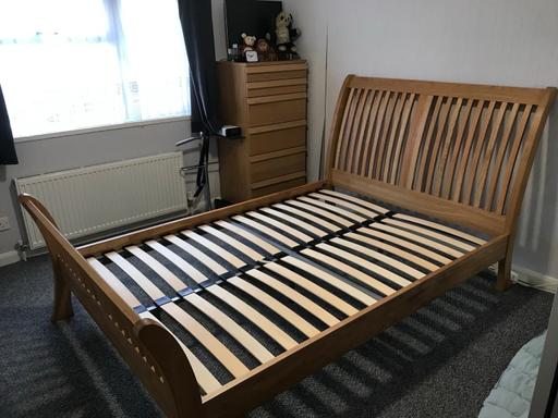 Buy & Sell East London Havering - Photos for Solid oak bed frame