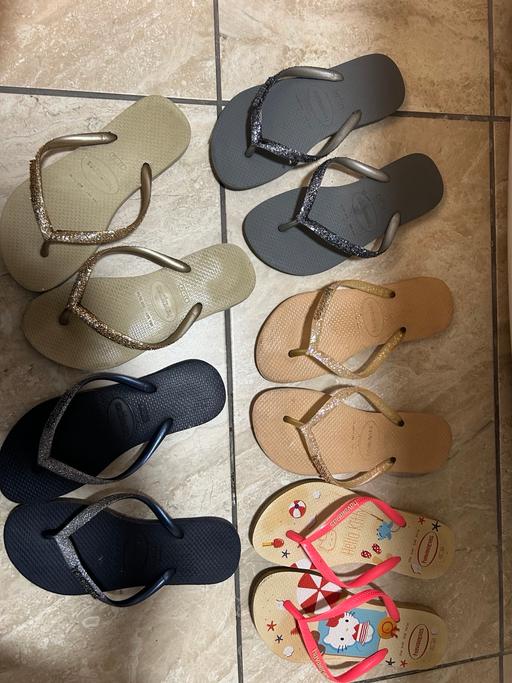 Buy & Sell South East London Chinbrook - South East London - Photos for Girls havaianas bundle x5 33-34