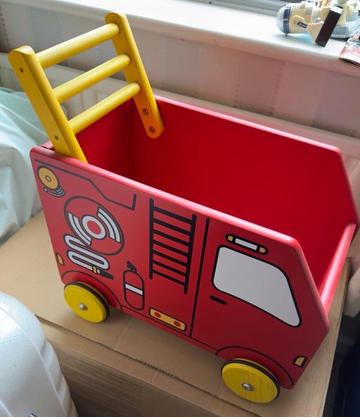 Buy & Sell Greater Manchester Rochdale - Photos for Wooden ‘Fire Truck’ Baby Walker