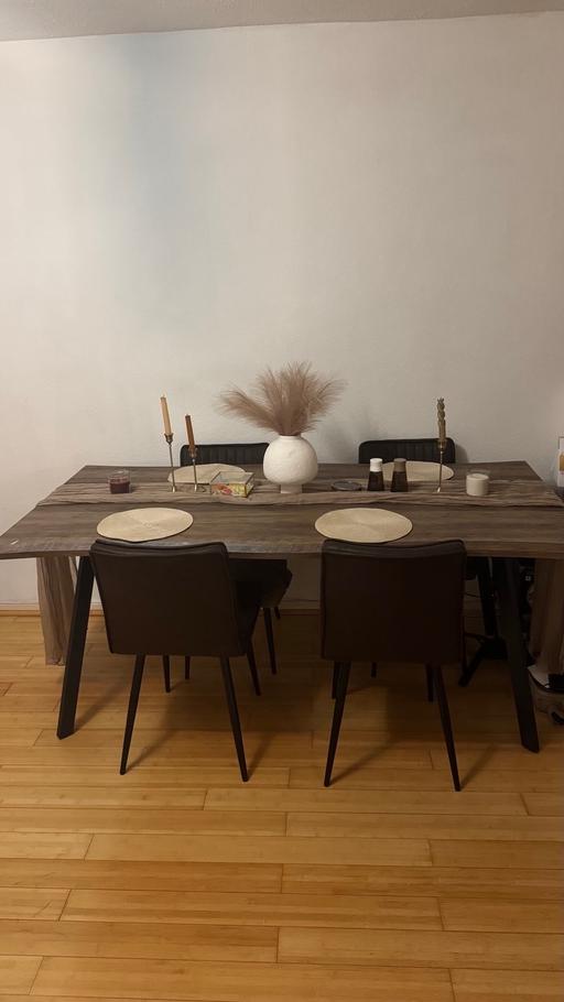 Buy & Sell South East London Croydon - Photos for Dark brown dining table