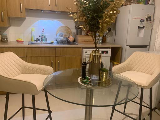 Buy & Sell East London Gants Hill - East London - Photos for 2 Velvet Bar stools