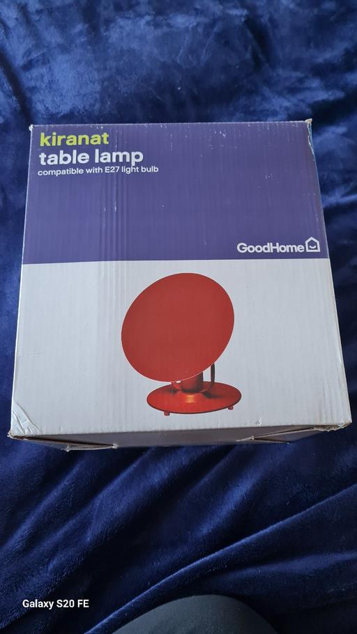 Buy & Sell West Midlands Wolverhampton - Photos for New in box red table lamp