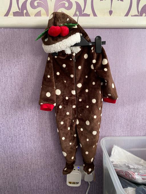 Buy & Sell West Midlands Walsall - Photos for Baby Xmas pudding onesie