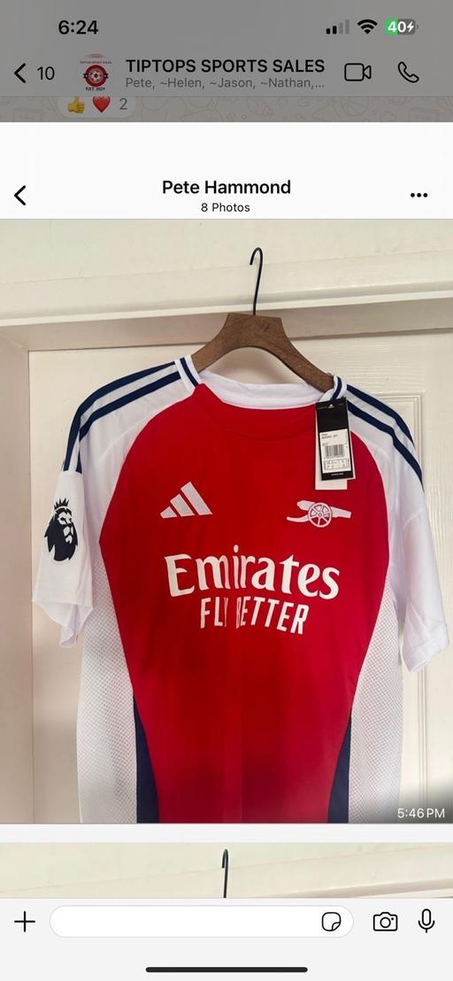 Buy & Sell Leicestershire Charnwood - Photos for Arsenal home shirt