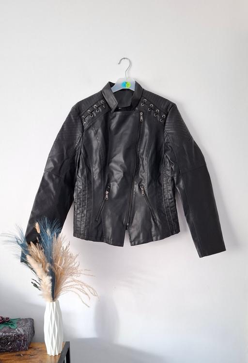 Buy & Sell Swansea - Wales Blaenymaes - Swansea - Photos for Faux leather biker jacket size L