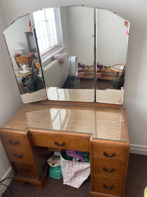 Buy & Sell South West London Kingston upon Thames - Photos for Original 1930’s dressing table with mirror