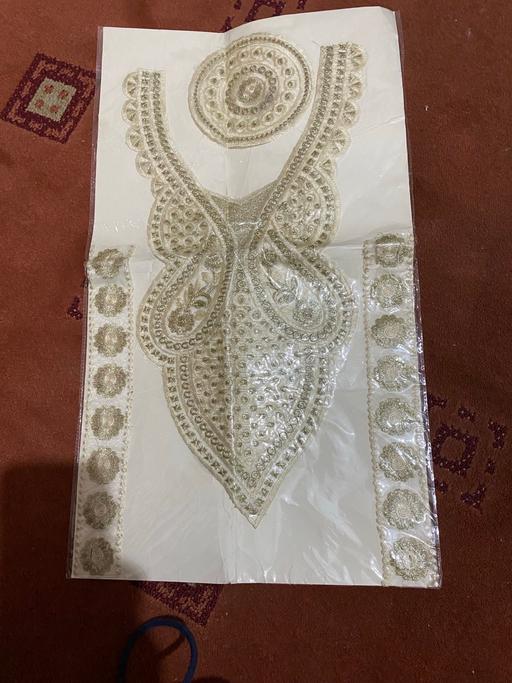 Buy & Sell West Midlands Birmingham - Photos for Gold thread Embroidery neck pattern