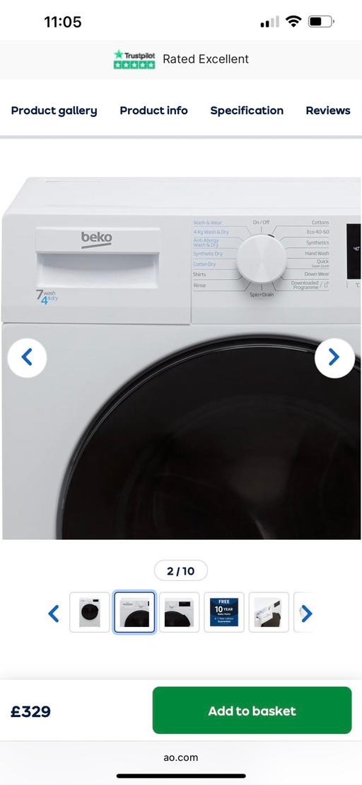 Buy & Sell Surrey Tandridge - Photos for Brand new beko washer dryer