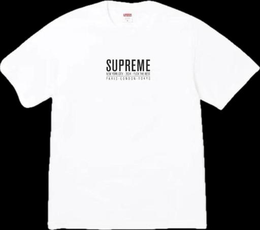 Buy & Sell Essex Chelmsford - Photos for Supreme white Paris T-shirt