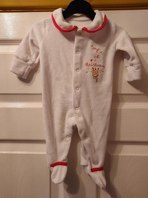 Buy & Sell Leicestershire Charnwood - Photos for Babies 1st Christmas sleepsuit size newborn