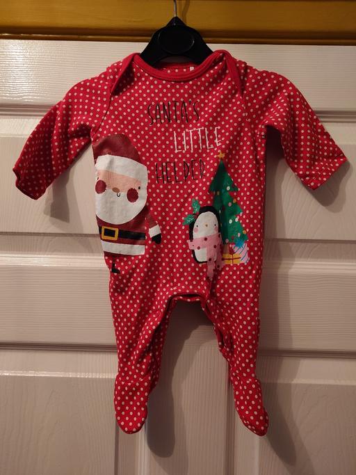 Buy & Sell Leicestershire Charnwood - Photos for Babies Christmas sleepsuit size newborn