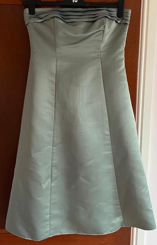 Buy & Sell Central London St Luke`s - Central London - Photos for Green satin strapless from BHS dress size 12