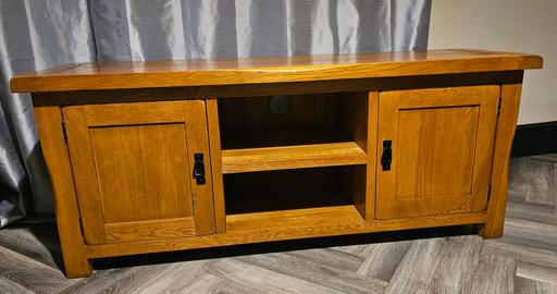 Buy & Sell Merseyside Saint Helens - Photos for Solid Oak TV Cabinet Table Unit