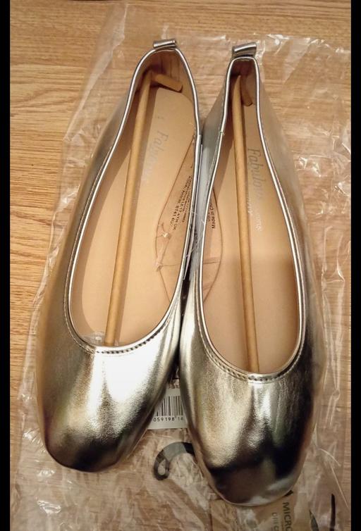 Buy & Sell South East London Woolwich - South East London - Photos for Silver size UK 9 EU 43 ballet pumps flats