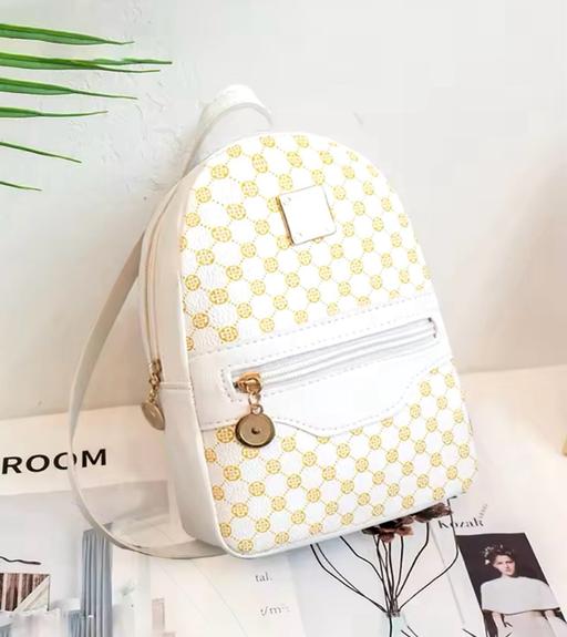 Buy & Sell Essex Maldon - Photos for White & Gold Luxury Checkered Backpack