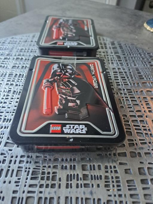 Buy & Sell South Yorkshire Sheffield - Photos for 2x starwars tins /lego figure