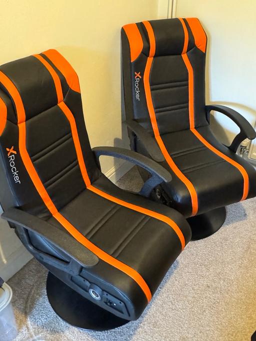 Buy & Sell Essex Chelmsford - Photos for 2 x XRocker Junior Audio Gaming Chairs