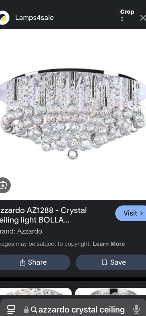 Buy & Sell Cheshire East Over Alderley - Cheshire East - Photos for Azzardo crystal chandelier new and boxed