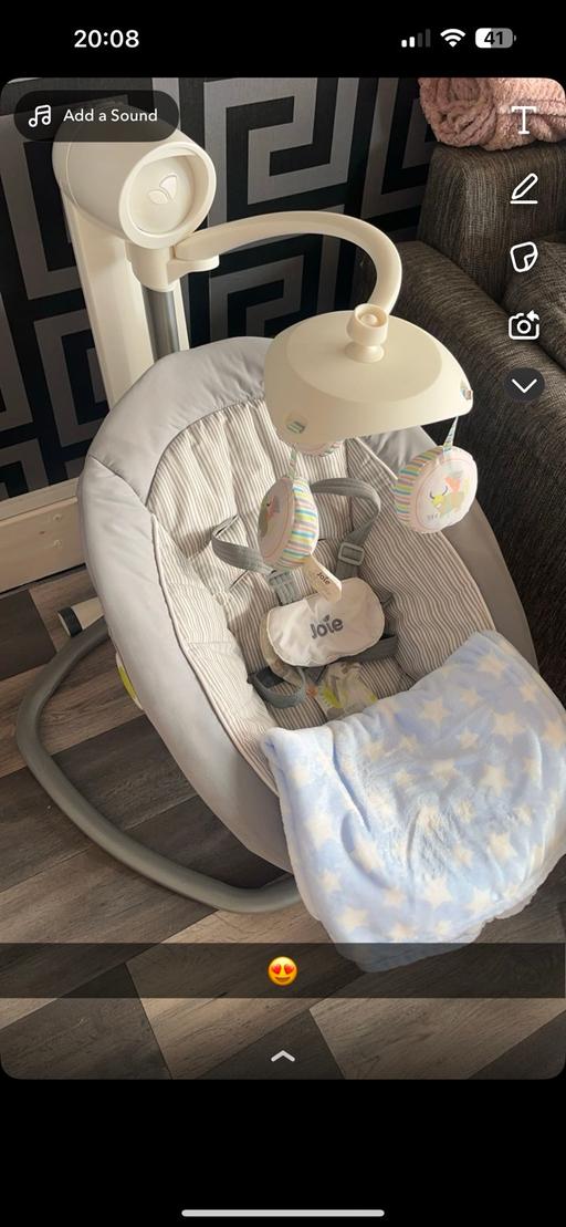 Buy & Sell West Midlands Birmingham - Photos for Baby Swinging plug in chair joie