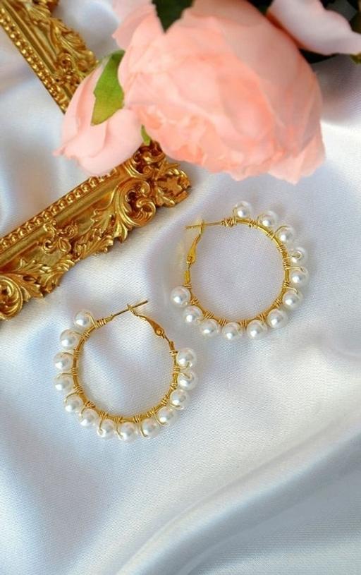 Buy & Sell Glasgow Whiteinch - Glasgow - Photos for “Aurora” | 24K Pearl Hoops