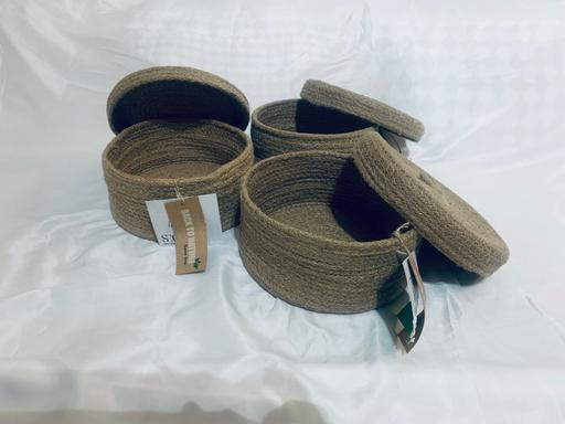 Buy & Sell Essex Thurrock - Essex - Photos for Jute small basket set of 3