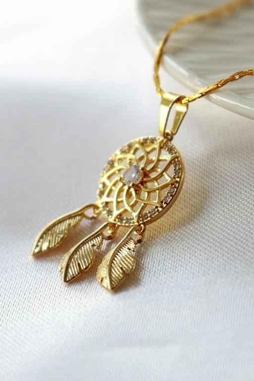 Buy & Sell Glasgow Whiteinch - Glasgow - Photos for “Sweet Dreams” | 24K Dream Catcher Necklace