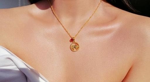 Buy & Sell Glasgow Whiteinch - Glasgow - Photos for Zodiac Sign & Birthstone | 18K Necklace