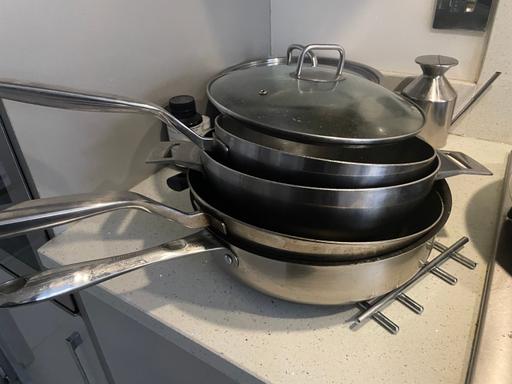 Buy & Sell West Midlands Solihull - Photos for 6 Piece Steel Non Stick Pan Pot Set RRP £100