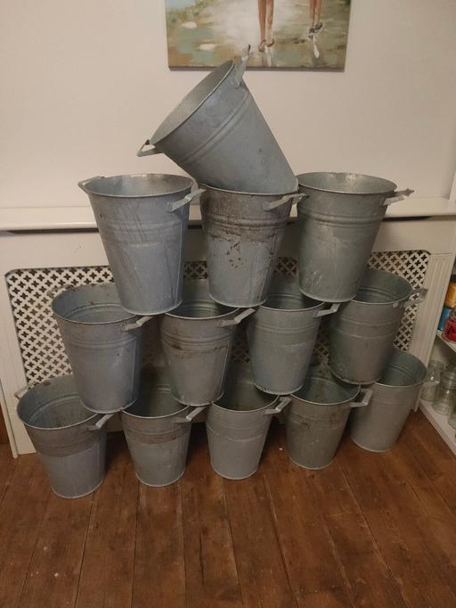 Buy & Sell West Yorkshire Kirklees - Photos for Galvanized buckets