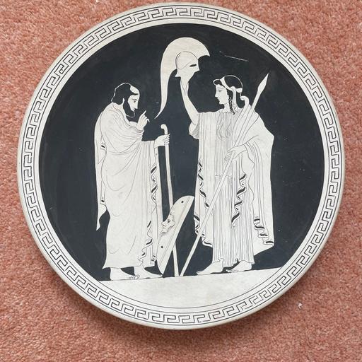 further learning Dorset Bournemouth, Christchurch and Poole - Photos for Vintage Greek Art Pottery Wall Plate Trojan