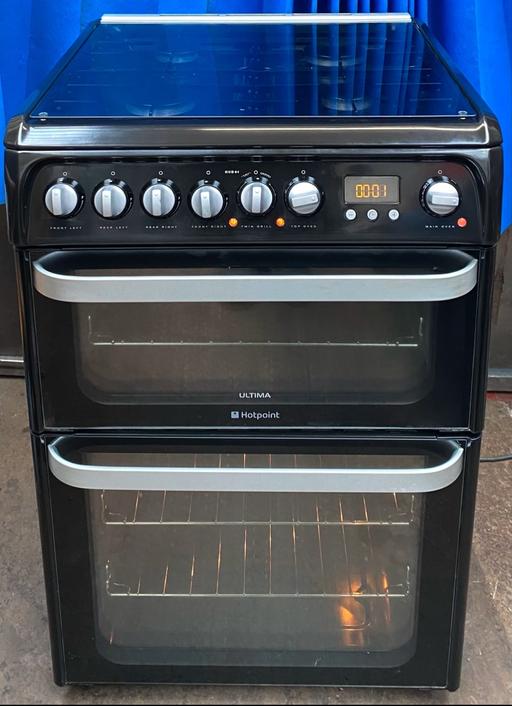 Buy & Sell West Midlands Sandwell - Photos for Hotpoint HUD61K 60cm Dual Fuel Cooker - Black