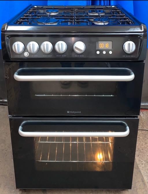 Buy & Sell West Midlands Sandwell - Photos for Hotpoint HARG60K 60cm Double Oven Gas Cooker