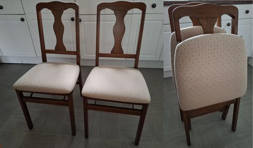 Buy & Sell West Midlands Birmingham - Photos for Set of 2 Folding Dining Kitchen Chairs