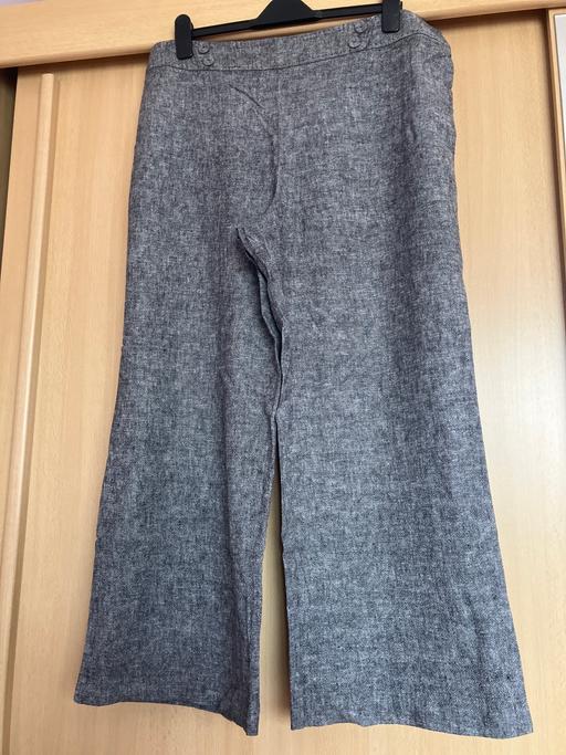 Buy & Sell West Midlands Sandwell - Photos for Ladies Grey Wide Leg Trousers size 24