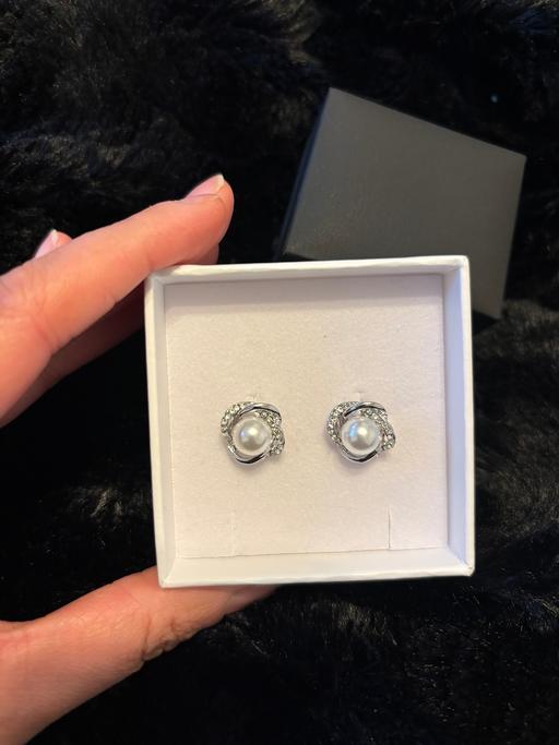 Buy & Sell Peterborough Peterborough City Centre - Peterborough - Photos for Pearl earrings - 925 Sterling silver